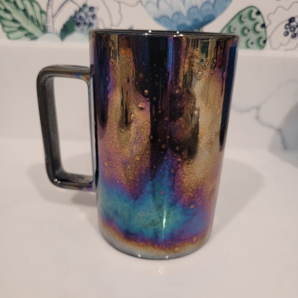 IRIDESCENT 2021 Starbucks 12 oz Mug Microwave Dishwasher, Oil Spot Glazing - Picture 3 of 9